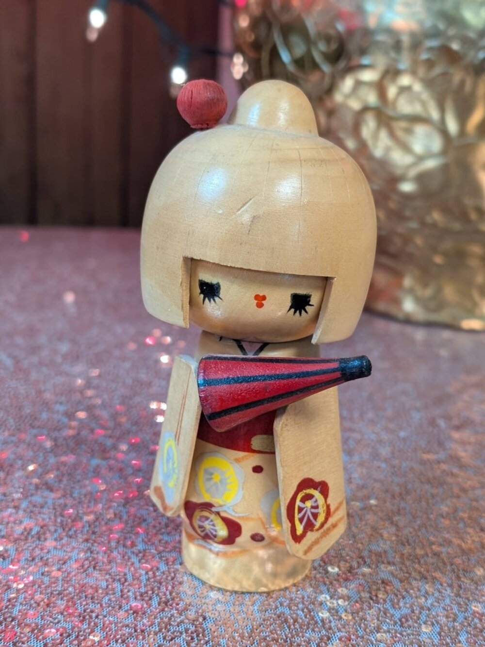 Vintage Kokeshi Doll